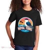 I Love Royal Terns Bird Watcher Sarasota Bradenton Beaches Kids T-Shirt thumb 2