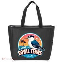 I Love Royal Terns Bird Watcher Sarasota Bradenton Beaches Tote Bag thumb 0
