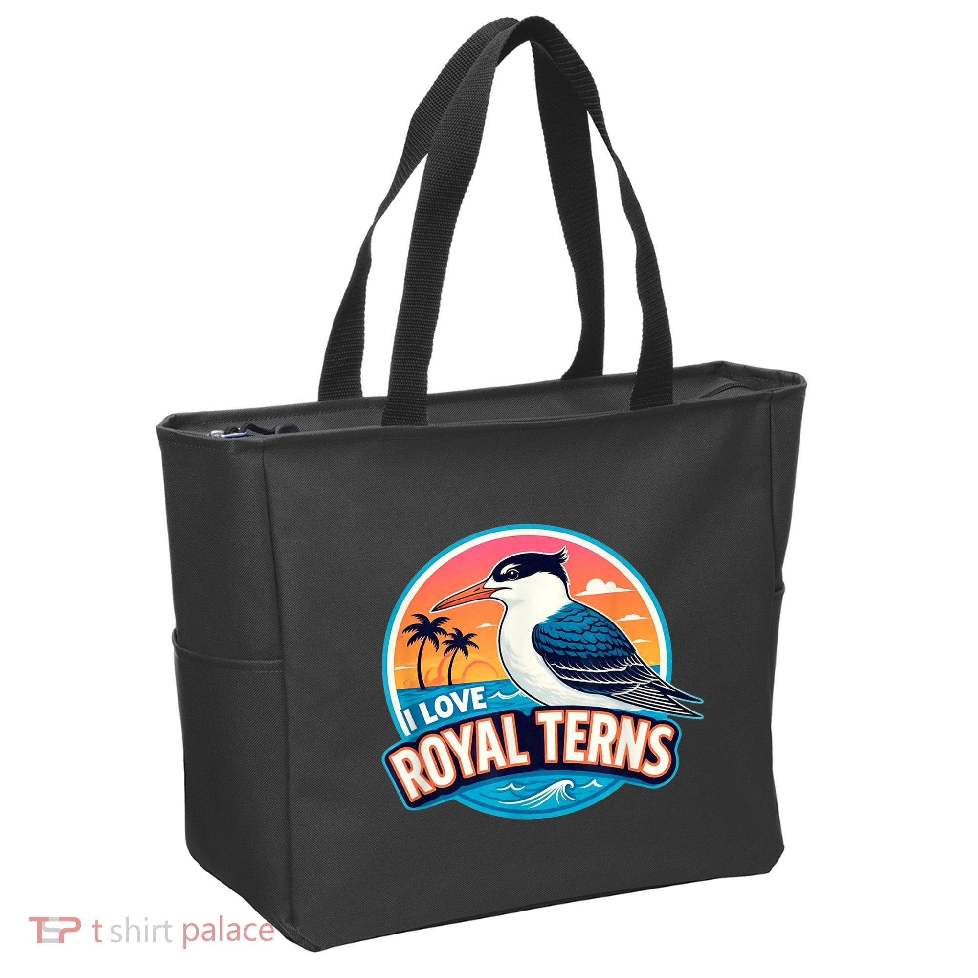 I Love Royal Terns Bird Watcher Sarasota Bradenton Beaches Tote Bag