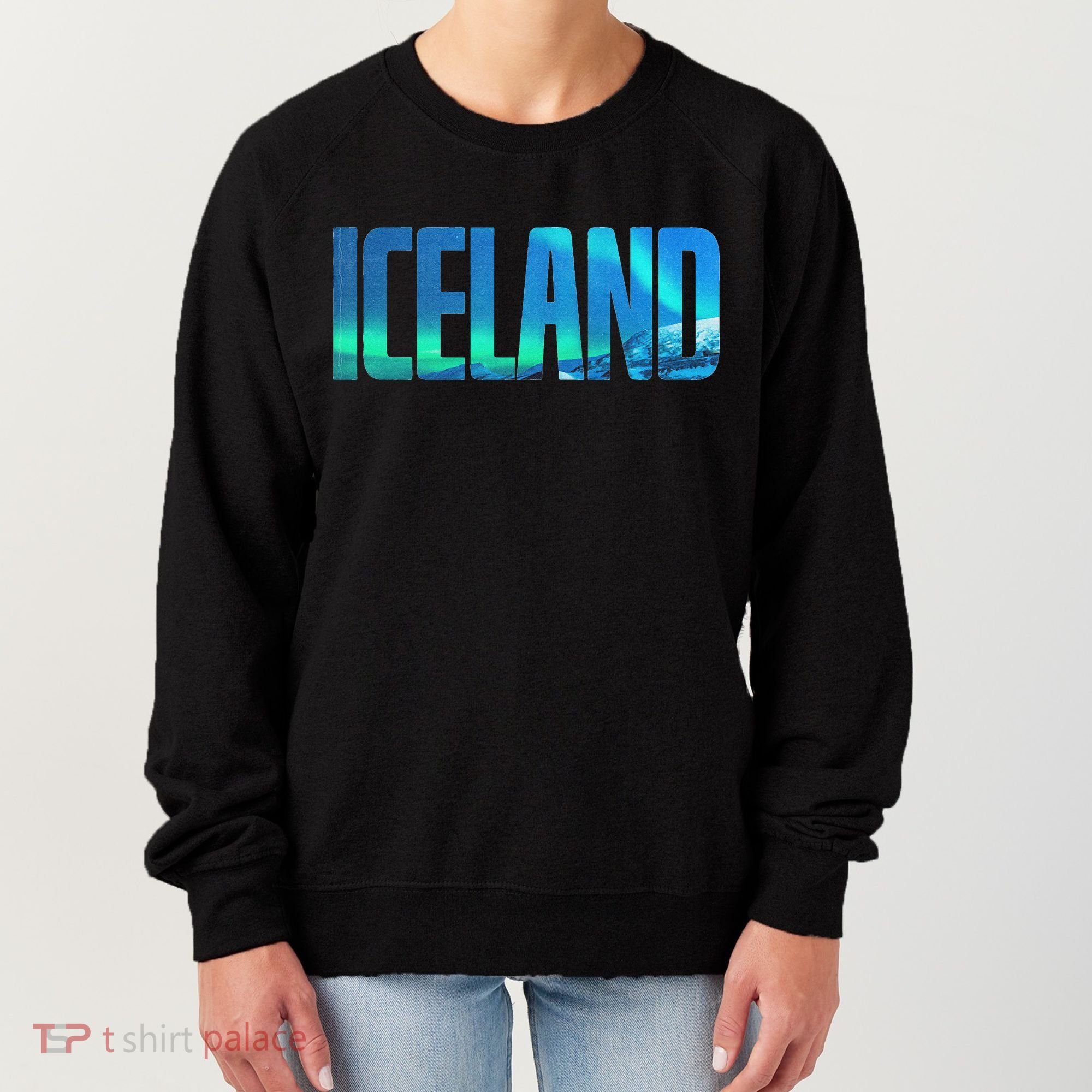 Icelandic Lights Reykjavik Vacations Iceland Women's Sweatshirt