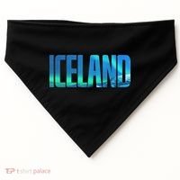Icelandic Lights Reykjavik Vacations Iceland USA-Made Doggie Bandana thumb 0