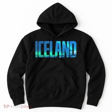 Icelandic Lights Reykjavik Vacations Iceland Hoodie