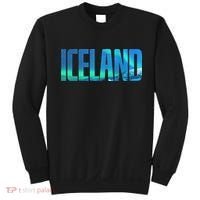 Icelandic Lights Reykjavik Vacations Iceland Sweatshirt thumb 0