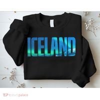 Icelandic Lights Reykjavik Vacations Iceland Sweatshirt thumb 2