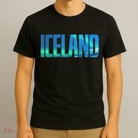Icelandic Lights Reykjavik Vacations Iceland T-Shirt thumb 3