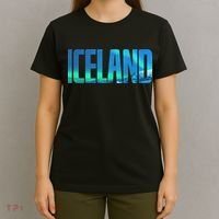 Icelandic Lights Reykjavik Vacations Iceland T-Shirt thumb 4