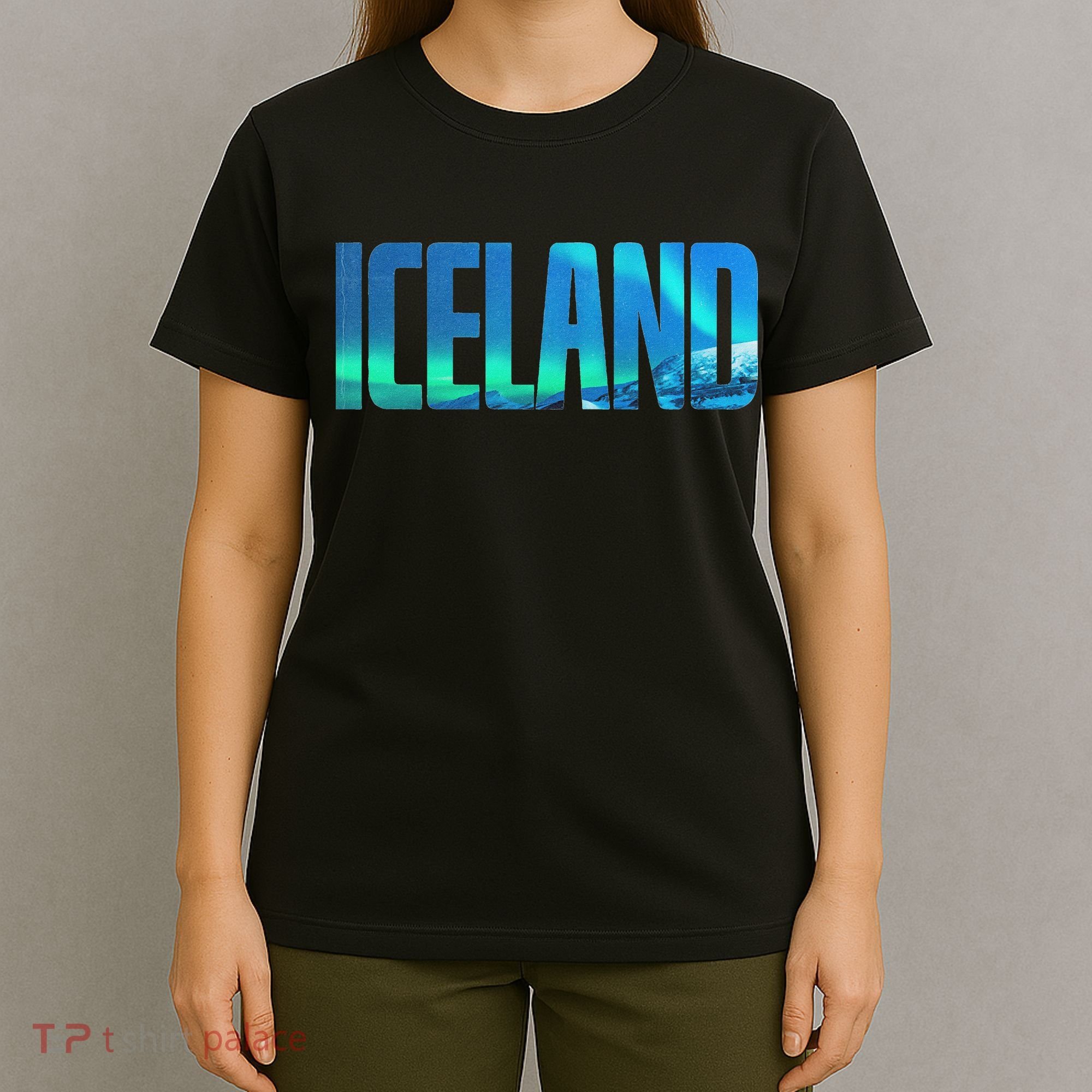 Icelandic Lights Reykjavik Vacations Iceland T-Shirt