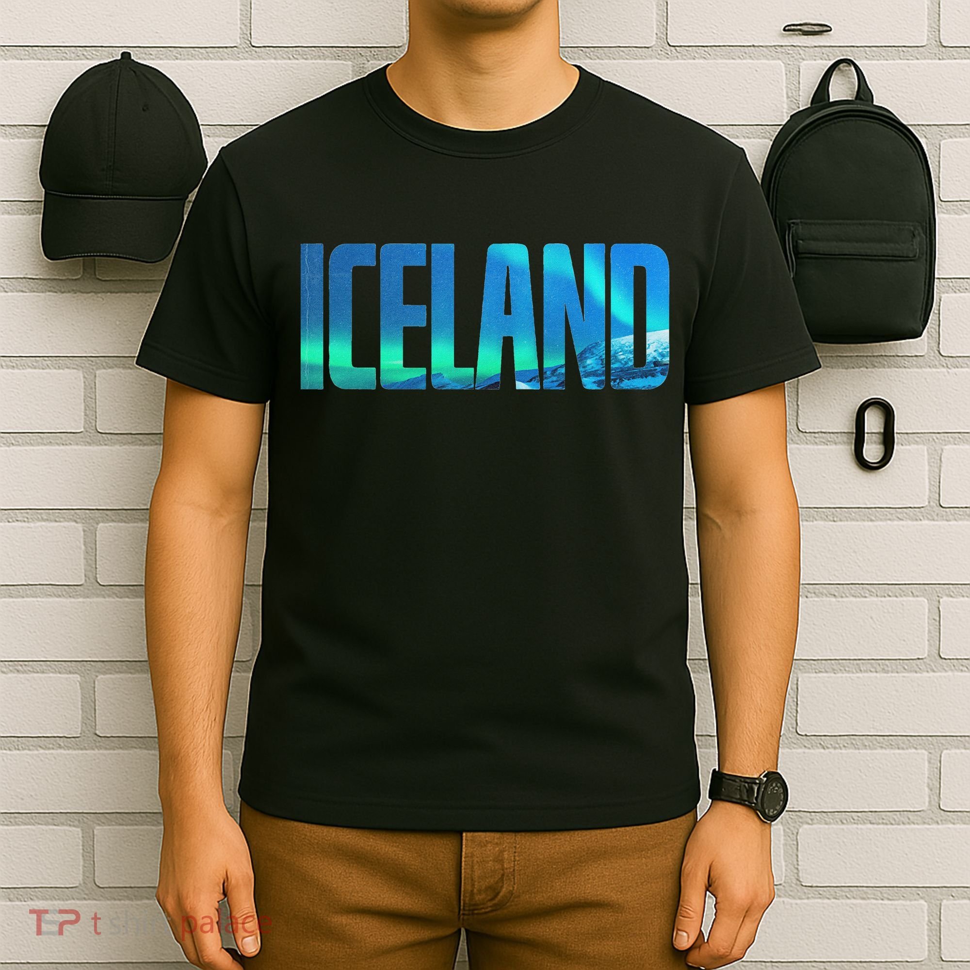 Icelandic Lights Reykjavik Vacations Iceland T-Shirt