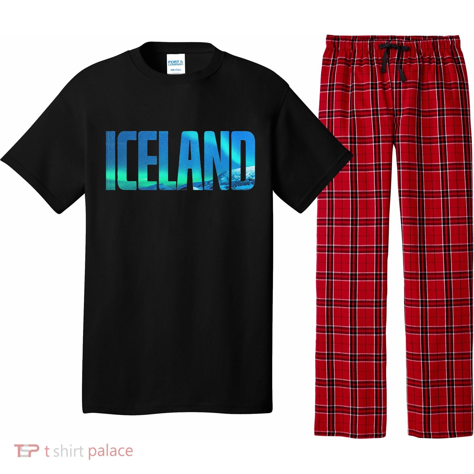 Icelandic Lights Reykjavik Vacations Iceland Pajama Set