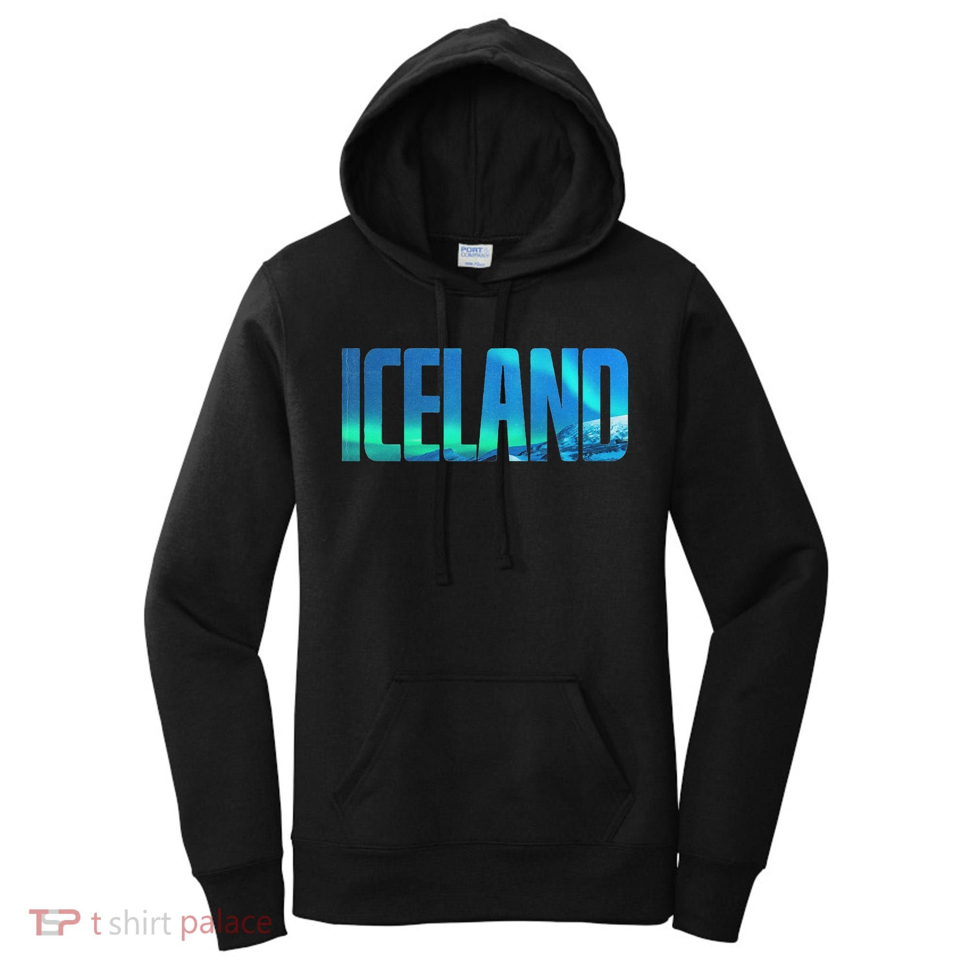 Icelandic Lights Reykjavik Vacations Iceland Women's Hoodie