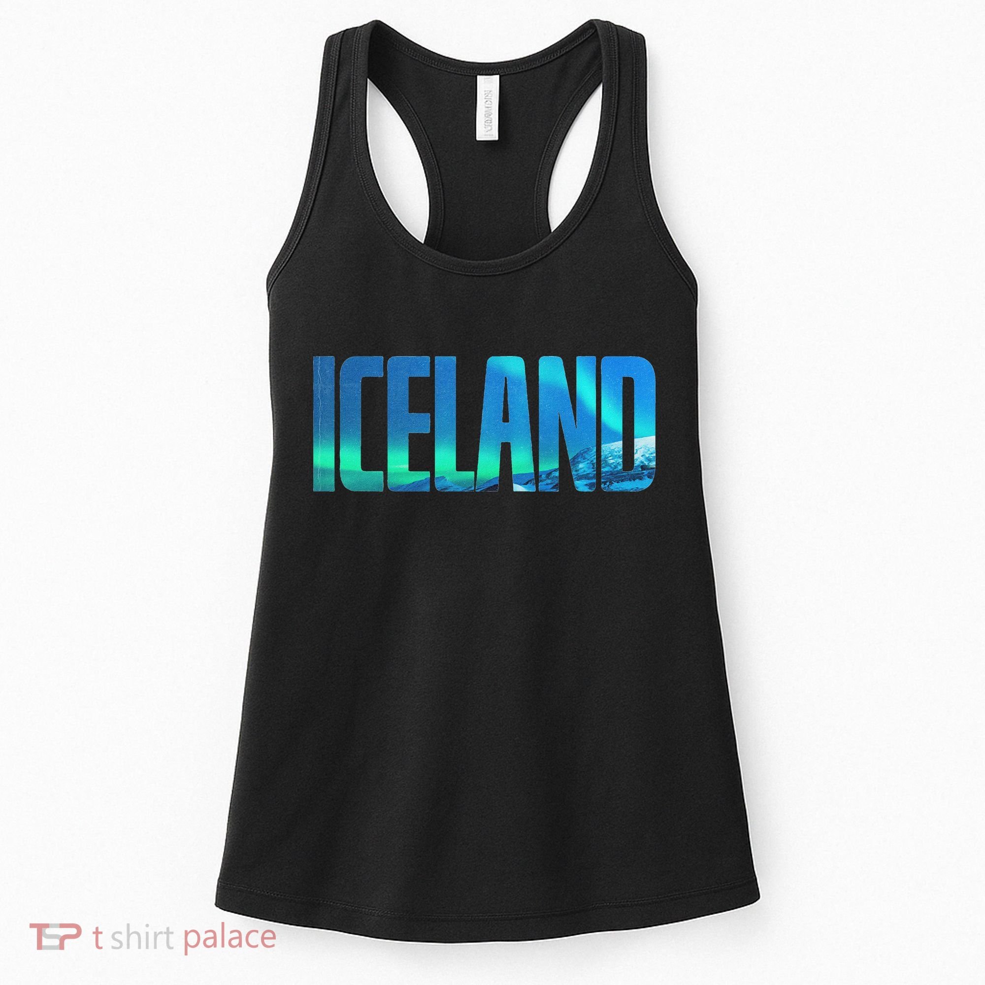 Icelandic Lights Reykjavik Vacations Iceland Women's Tank Top