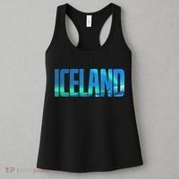 Icelandic Lights Reykjavik Vacations Iceland Women's Tank Top thumb 3