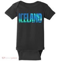 Icelandic Lights Reykjavik Vacations Iceland Baby Bodysuit thumb 0