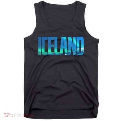 Icelandic Lights Reykjavik Vacations Iceland Tank Top