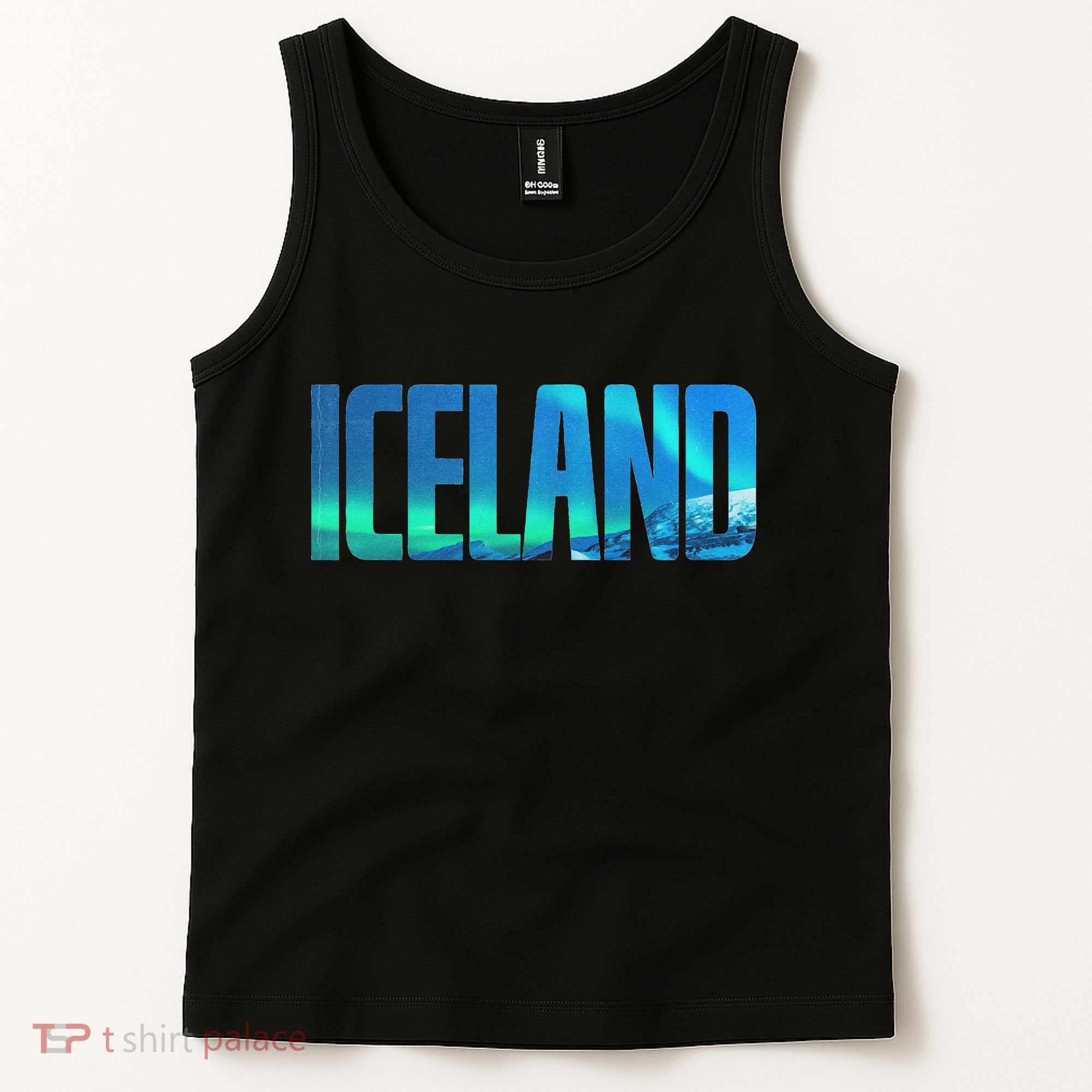 Icelandic Lights Reykjavik Vacations Iceland Tank Top