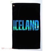 Icelandic Lights Reykjavik Vacations Iceland Golf Towel thumb 0
