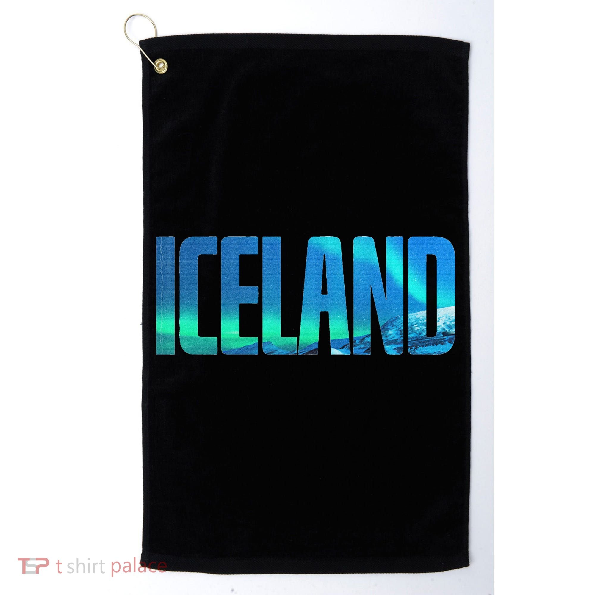 Icelandic Lights Reykjavik Vacations Iceland Golf Towel