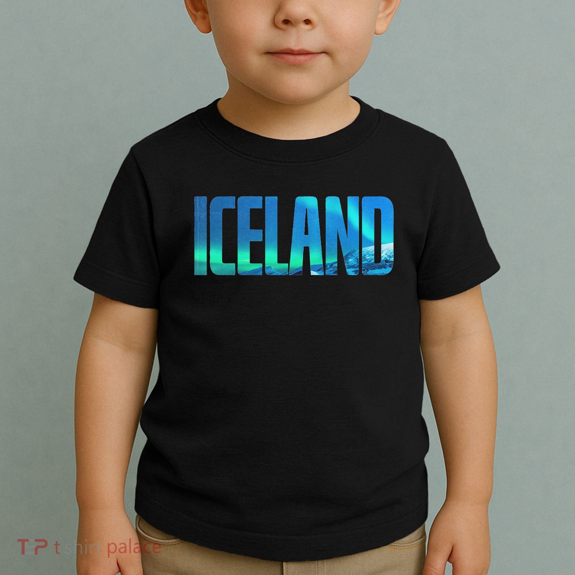 Icelandic Lights Reykjavik Vacations Iceland Toddler T-Shirt