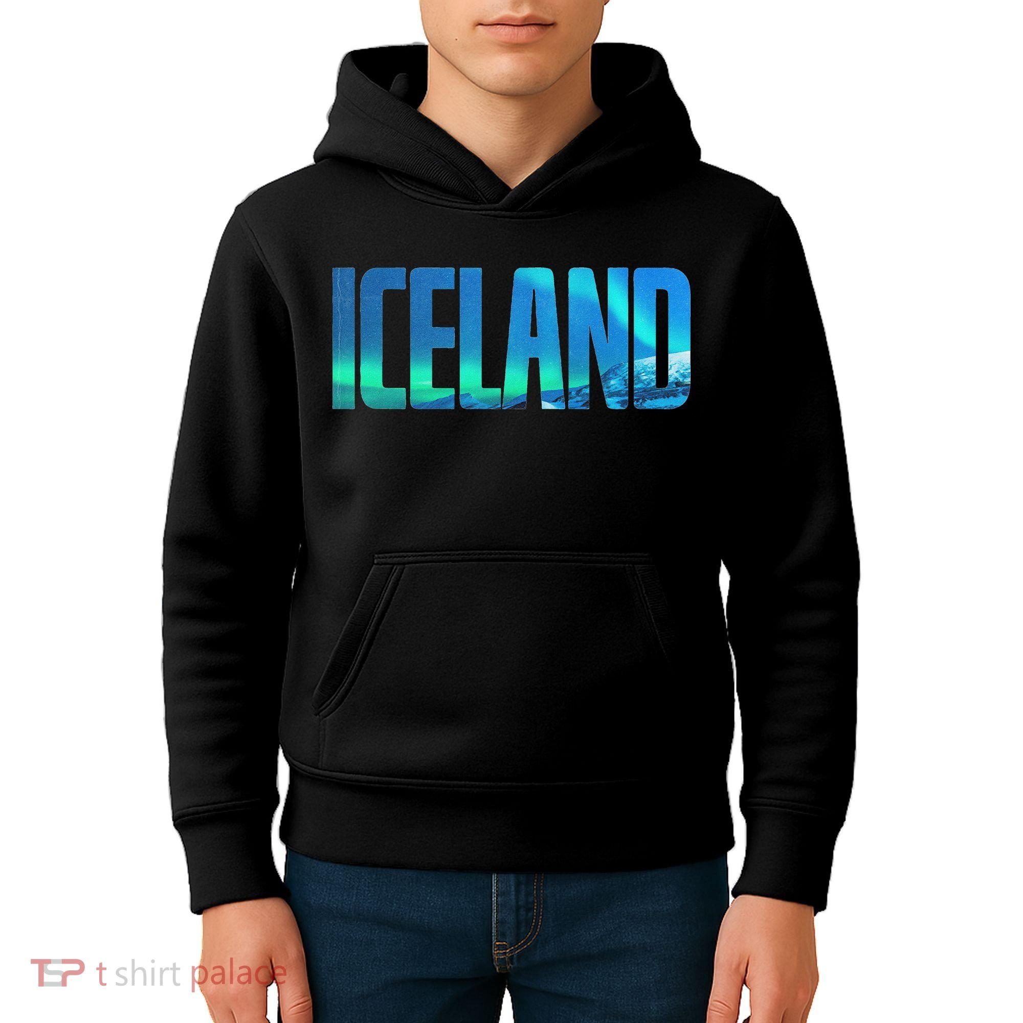 Icelandic Lights Reykjavik Vacations Iceland Kids Hoodie