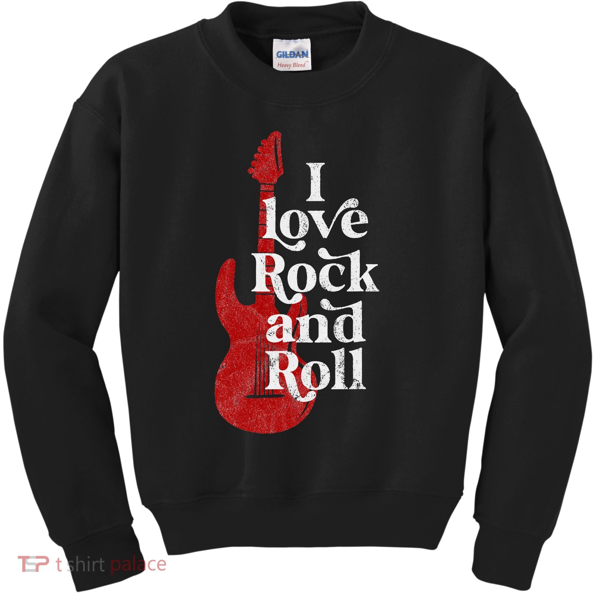 I Love Rock And Roll Kids Sweatshirt