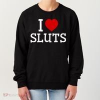 I Love Sluts I Heart Sluts Red Heart Love Sluts Women's Sweatshirt thumb 0