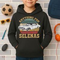 I Love Selenas, Red Roses, It's A Selena Thing, Kindness Kids Hoodie thumb 2