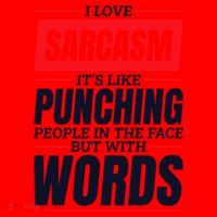 I Love Sarcasm ItS Like Punching People In The Face Santa Hat thumb 1