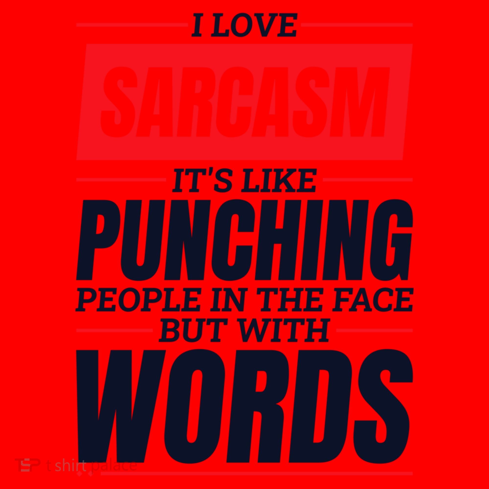 I Love Sarcasm ItS Like Punching People In The Face Santa Hat