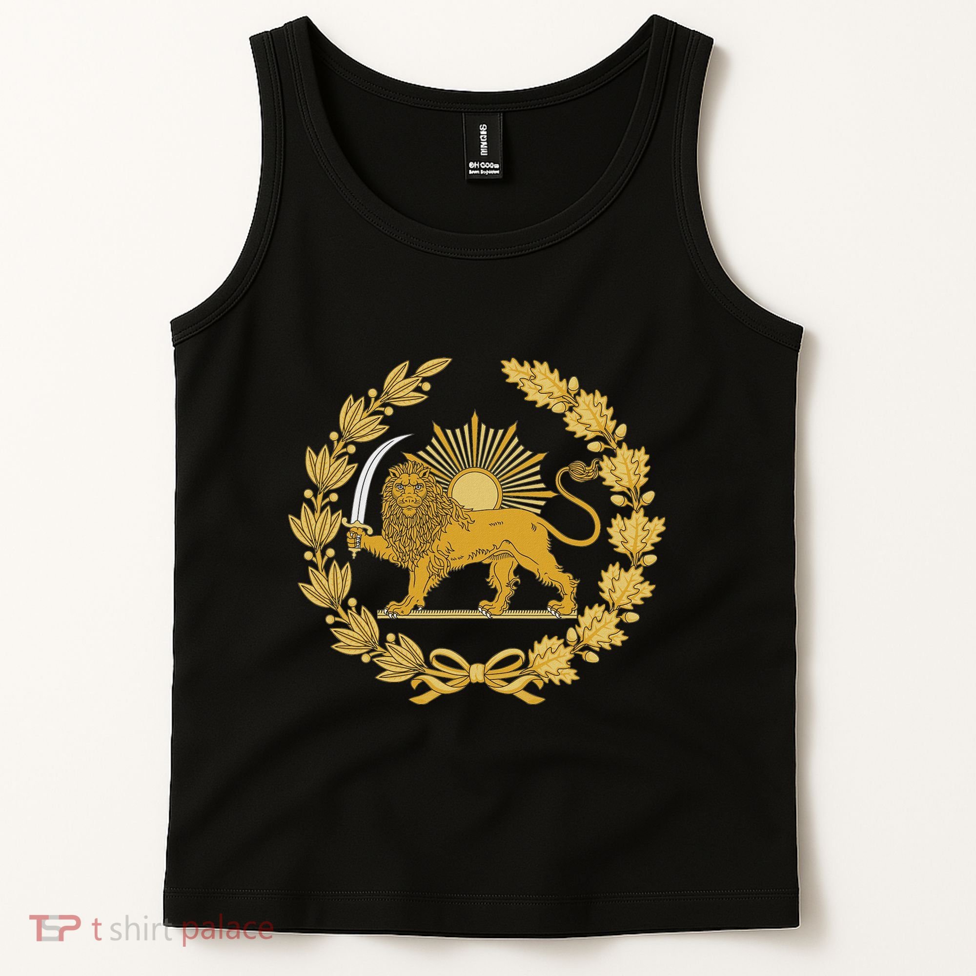 Iran Lion Sun Achaemenid Empire Safavid Dynasty Tank Top