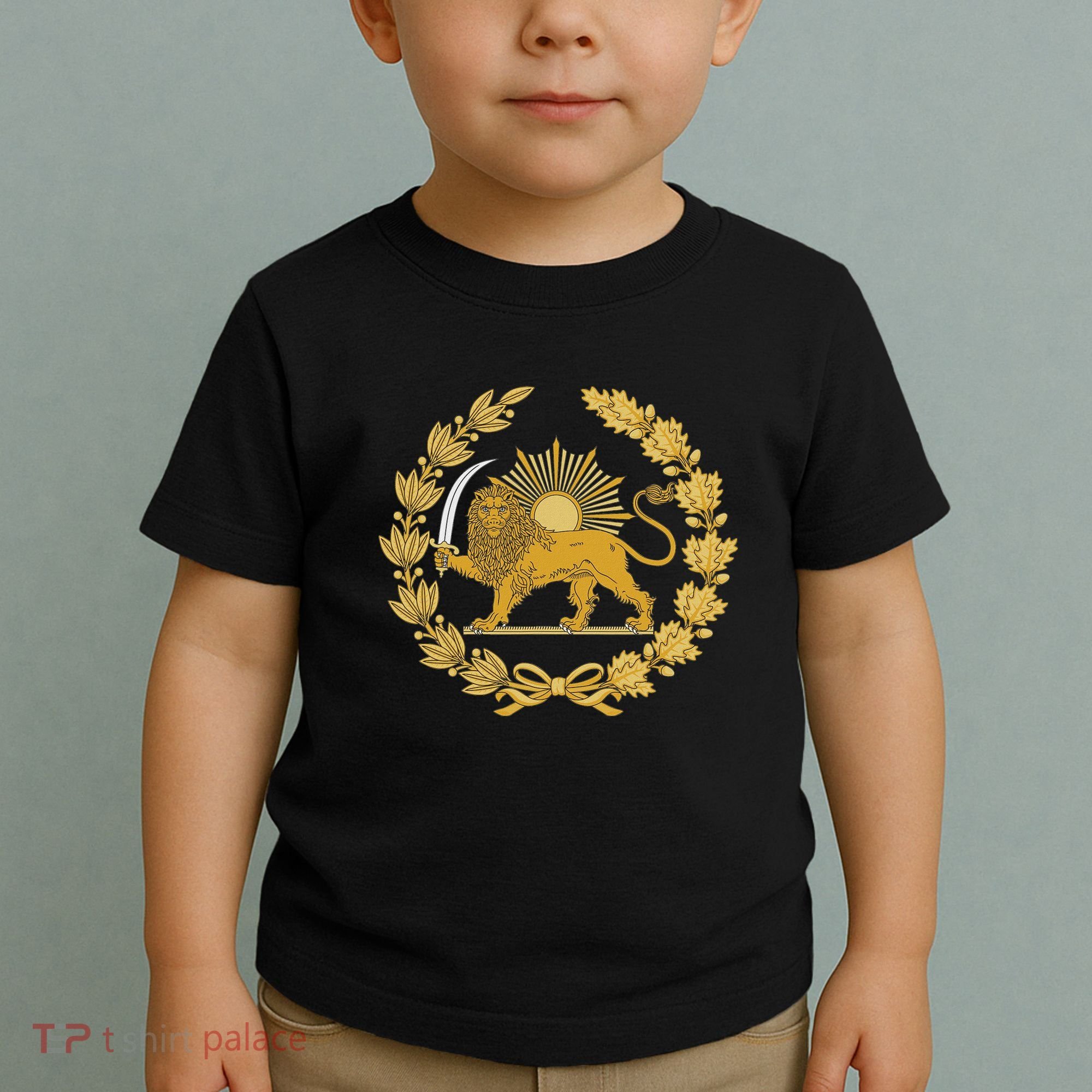 Iran Lion Sun Achaemenid Empire Safavid Dynasty Toddler T-Shirt