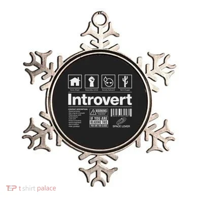 Introvert Label Signs Ornament