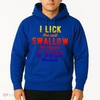 I Lick Salt Swallow Tequila Suck Lime Funny Mexican Ing Cool Gift Hoodie thumb 2