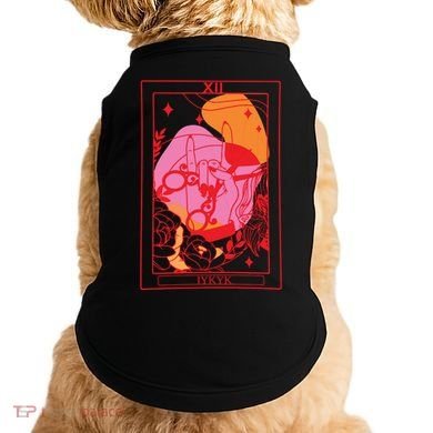 Iykyk Lesbian Sapphic Tarot Card Doggie Tank