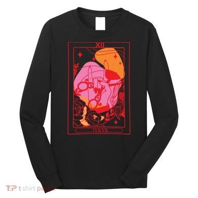 Iykyk Lesbian Sapphic Tarot Card Long Sleeve Shirt