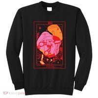 Iykyk Lesbian Sapphic Tarot Card Sweatshirt thumb 0