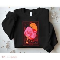 Iykyk Lesbian Sapphic Tarot Card Sweatshirt thumb 2