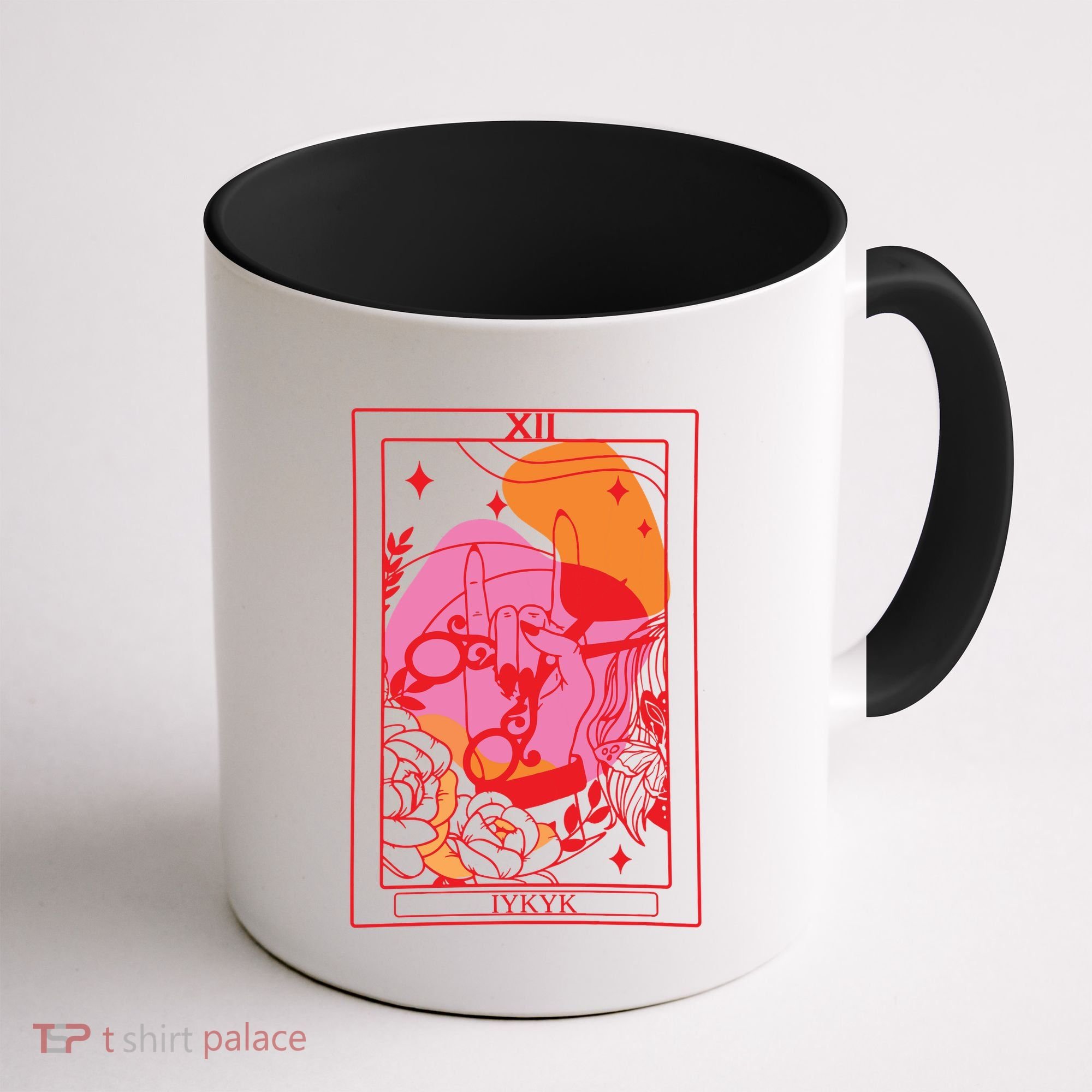 Iykyk Lesbian Sapphic Tarot Card Coffee Mug