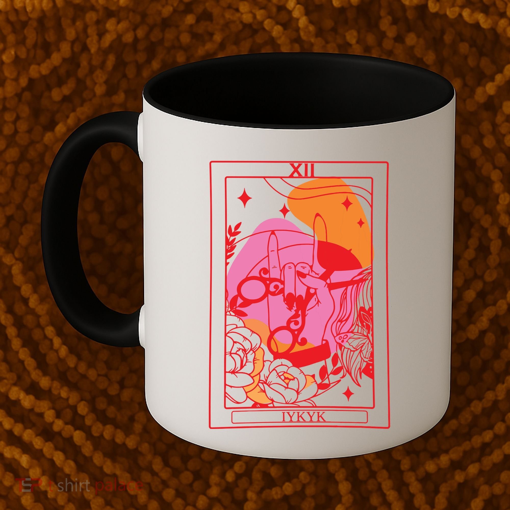 Iykyk Lesbian Sapphic Tarot Card Coffee Mug