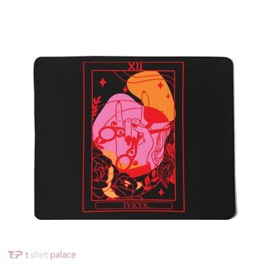 Iykyk Lesbian Sapphic Tarot Card Mousepad