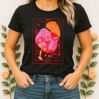Iykyk Lesbian Sapphic Tarot Card Women's T-Shirt thumb 2