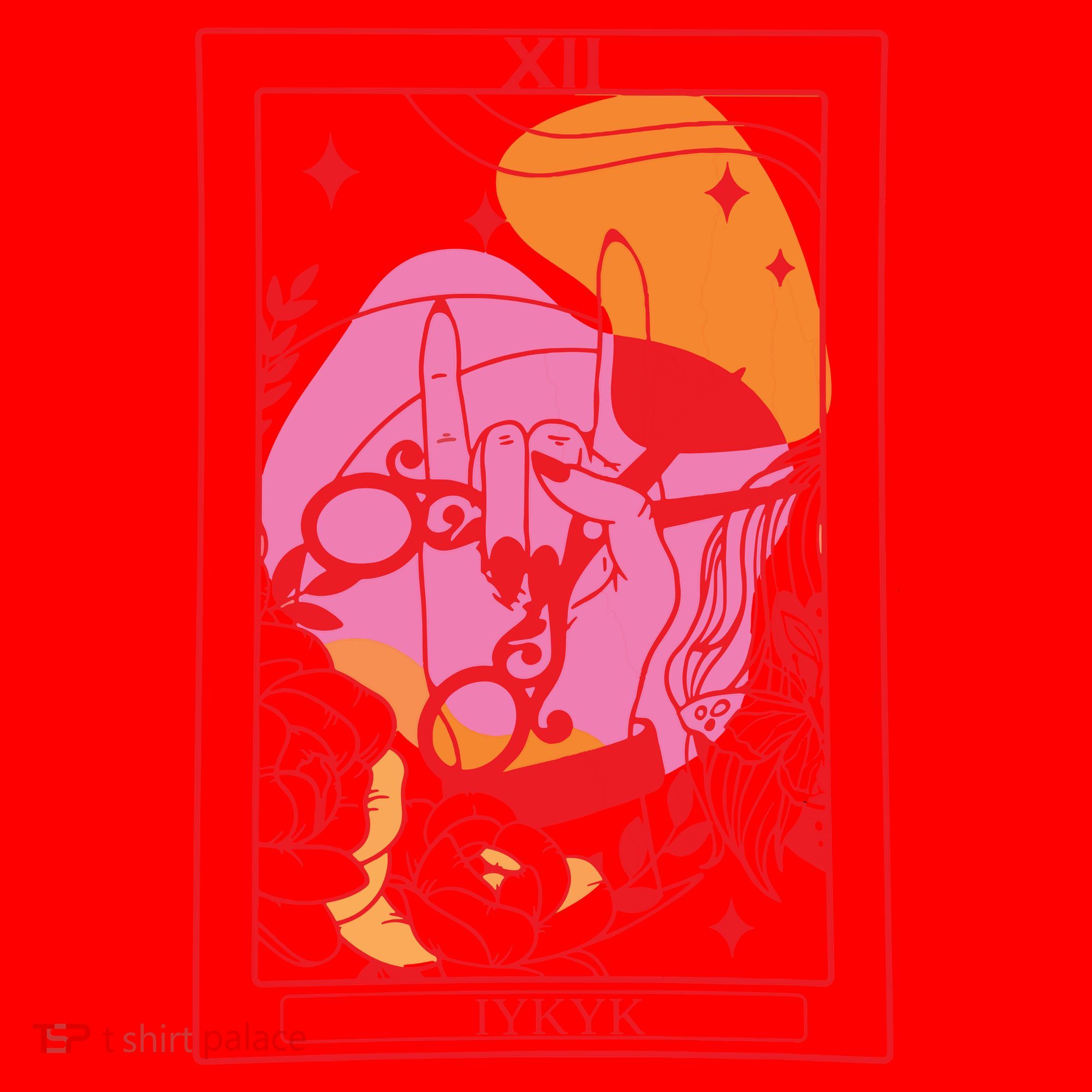 Iykyk Lesbian Sapphic Tarot Card Santa Hat