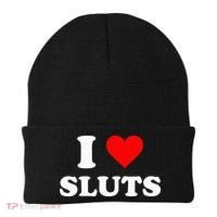 I Love Sluts I Heart Sluts Beanie thumb 0