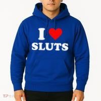 I Love Sluts I Heart Sluts Hoodie thumb 2