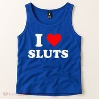 I Love Sluts I Heart Sluts Tank Top thumb 2