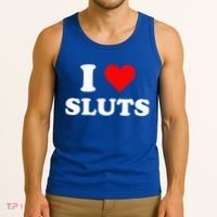 I Love Sluts I Heart Sluts Tank Top thumb 3