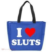 I Love Sluts I Heart Sluts Tote Bag thumb 0