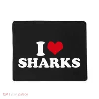 I Love Sharks Mousepad thumb 0