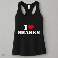 I Love Sharks Women's Tank Top thumb 3