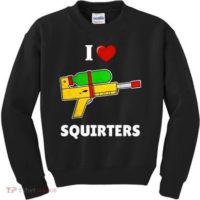 I Love Squirters Heart Design I Love Squirters Kids Sweatshirt