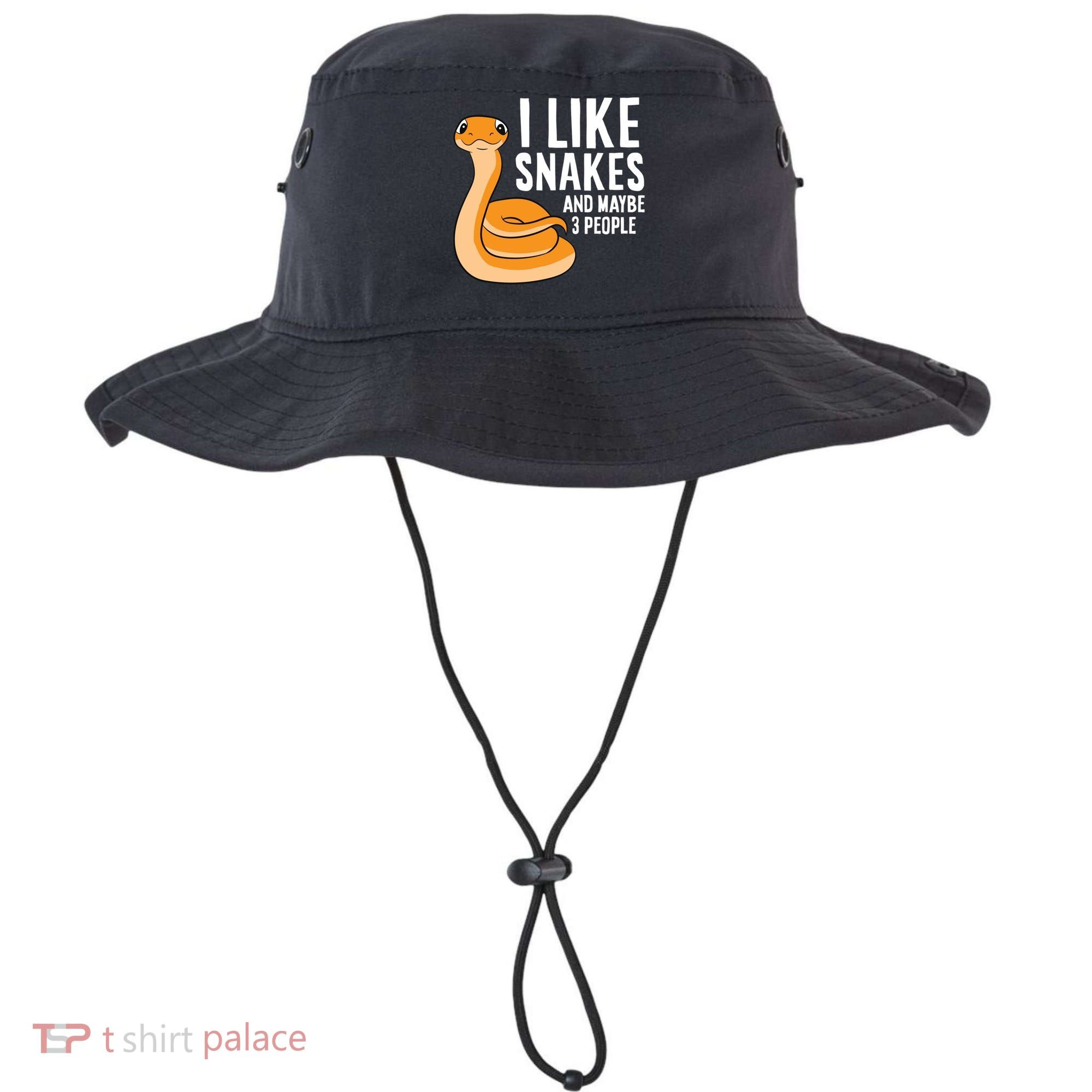 I Like Snakes And Maybe 3 People Snake Reptile Lover Cool Gift Bucket Hat